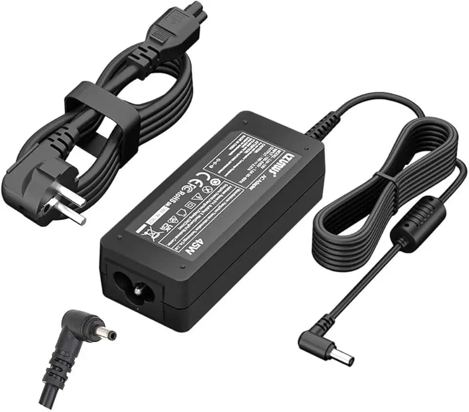 45W 19V 2.37A Laptop Netzteil 3.0×1.1mm für Acer Aspire ES1 ES3 Swift Spin TravelMate LZUMWS Ersatz für A13-045N2A KP.04501.001 KP.04501.002 ADP-45HE B ADP-45HE D Notebook Chromebook Veriton Monitor