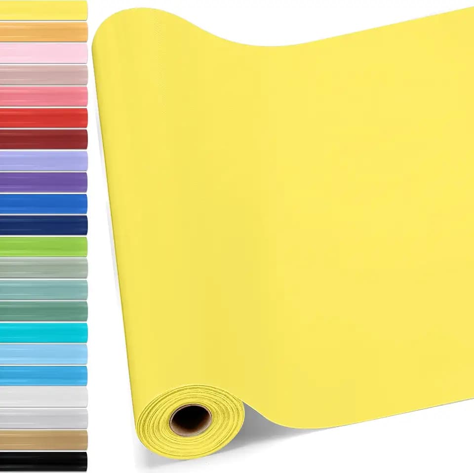 Hahafelt 16 in x 40 Ft Fabric Bulletin Board Roll, Yellow
