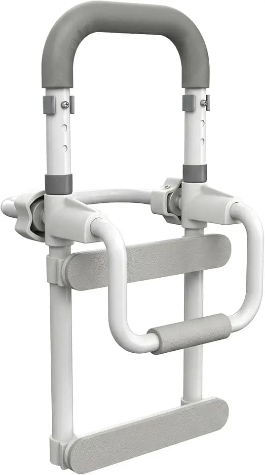 VOCIC Silicone Padded Bathtub Grab Bar for Seniors