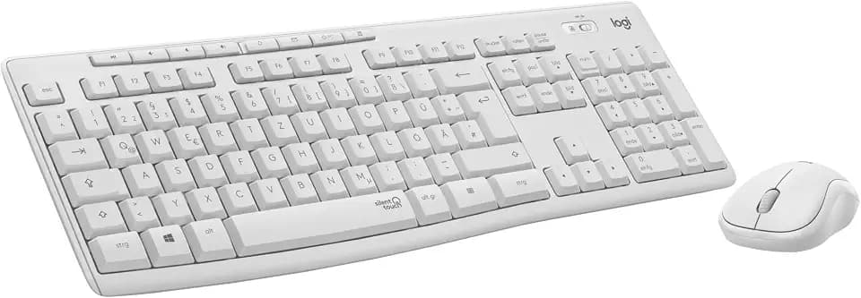 Logitech MK295 Silent Kabelloses Tastatur-Maus-Set