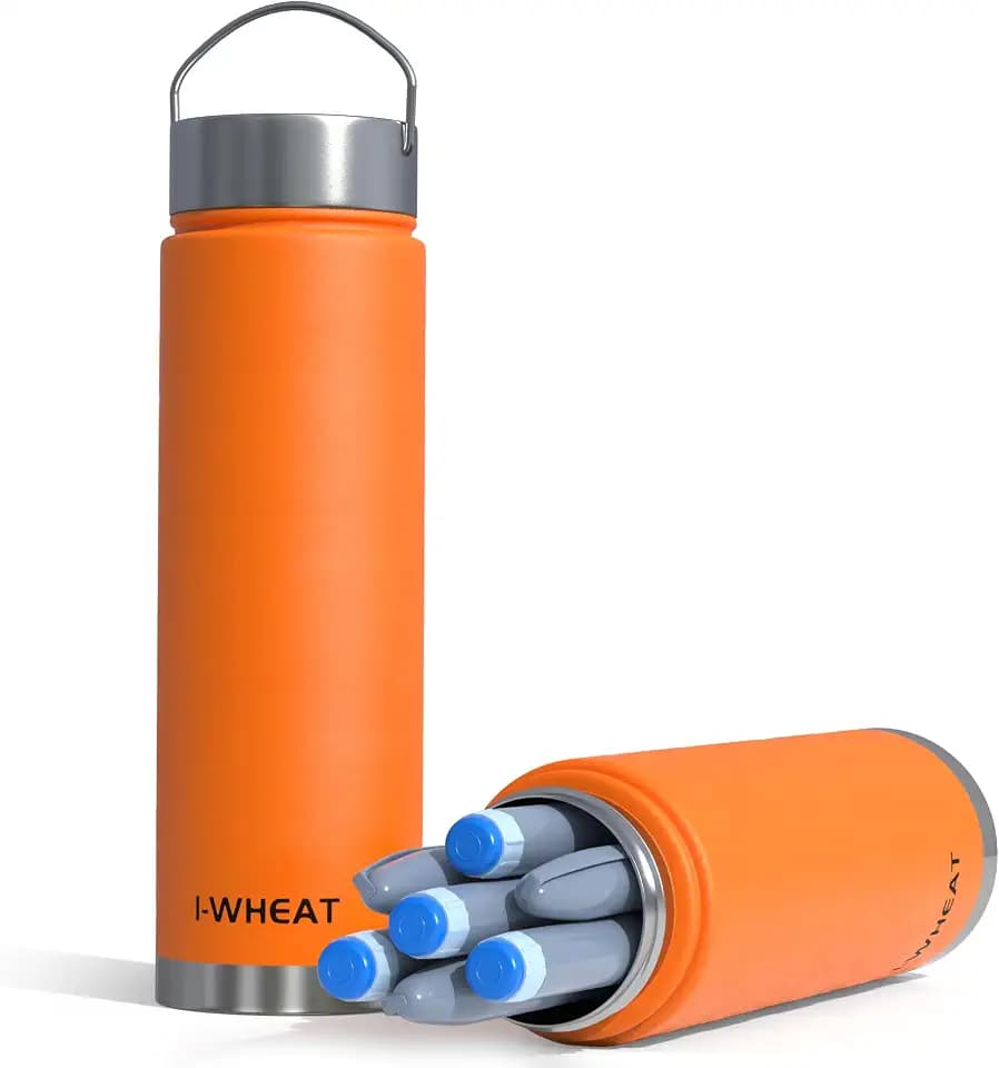 Insulin-Kühltasche für 7 Pens, Kühltasche für Medikamente 2-8 Grad, Insulin Kühlbox,Medikamenten Kühlbox für Reisen ,Insulin Pen Tasche,TSA-zugelassene (orange)