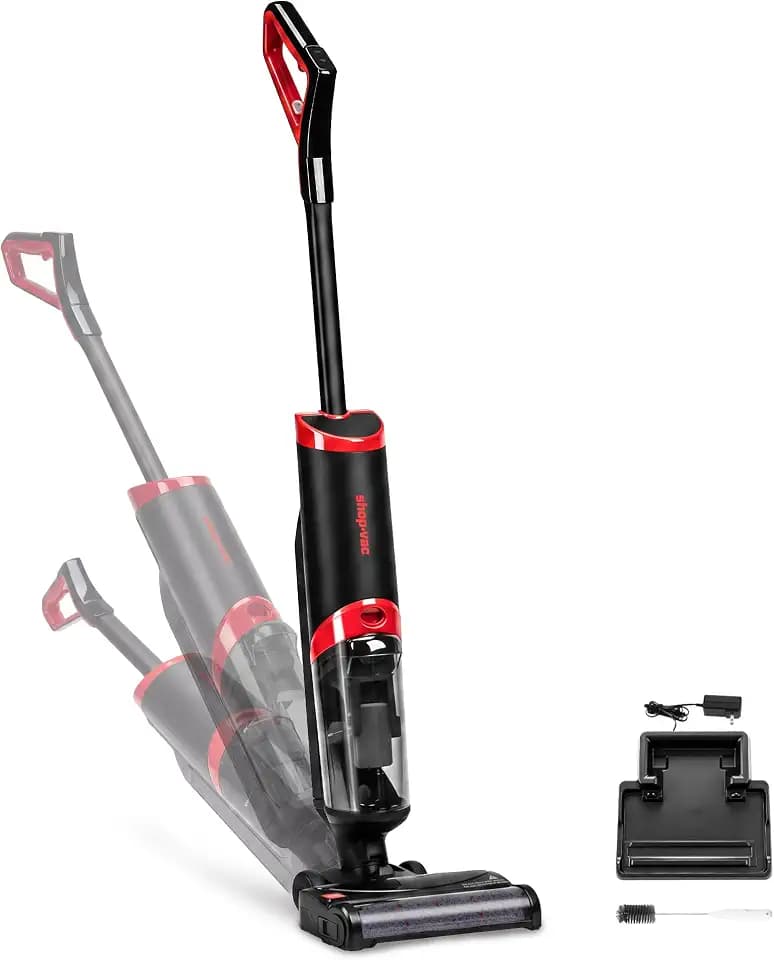 Shop-Vac Wet Dry Vacuum Mop Cordless with 15000Pa Suction, Self-Cleaning