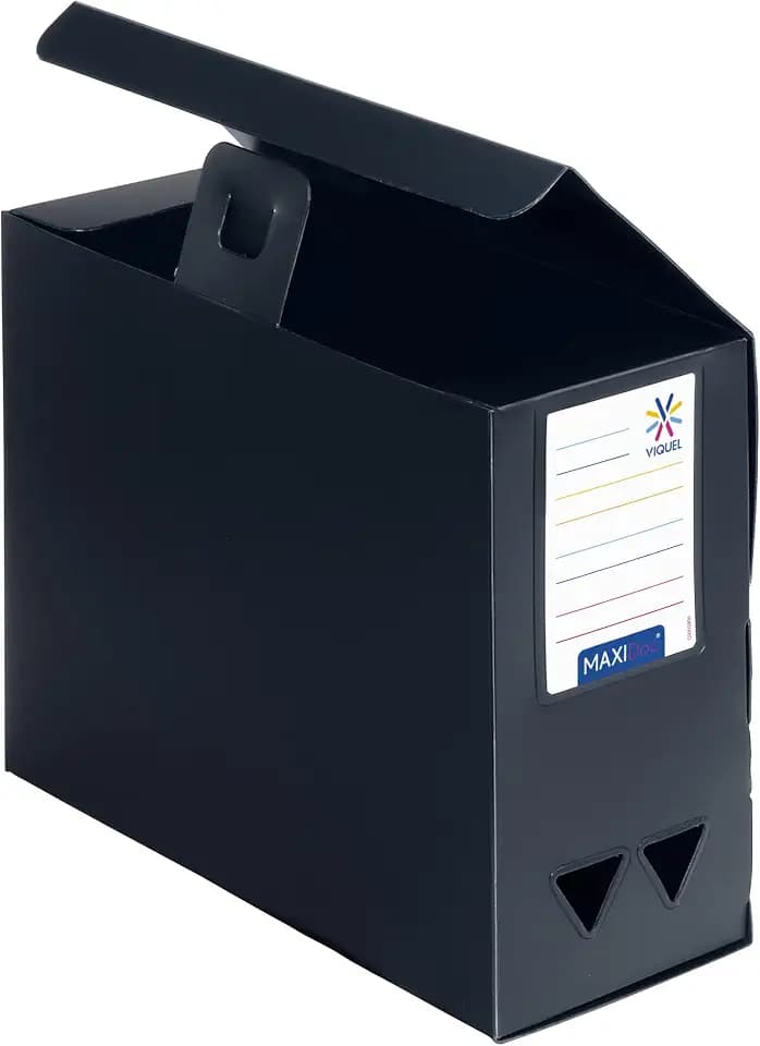 Viquel Maxi Doc Archivbox aus Polypropylen Rücken 120 mm schwarz