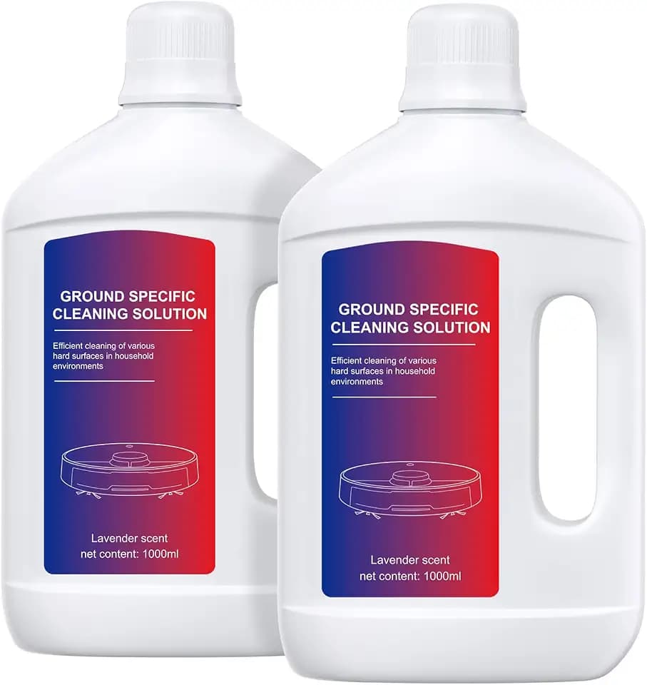 Nukisa Lavender Floor Cleaning Solution 1L Compatible with Dreame Wet & Dry Vacuum and Robot, Residue & Streak Free,Suitable for All Robot Vacuum Cleaners and Wireless Wet Dry Dual-Use Vacuum Cleaners