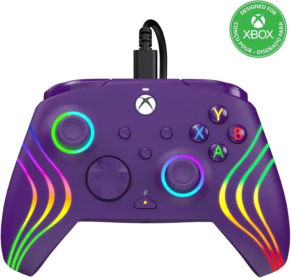 PDP Xbox Afterglow Wave Kabelgebundener Controller Lila