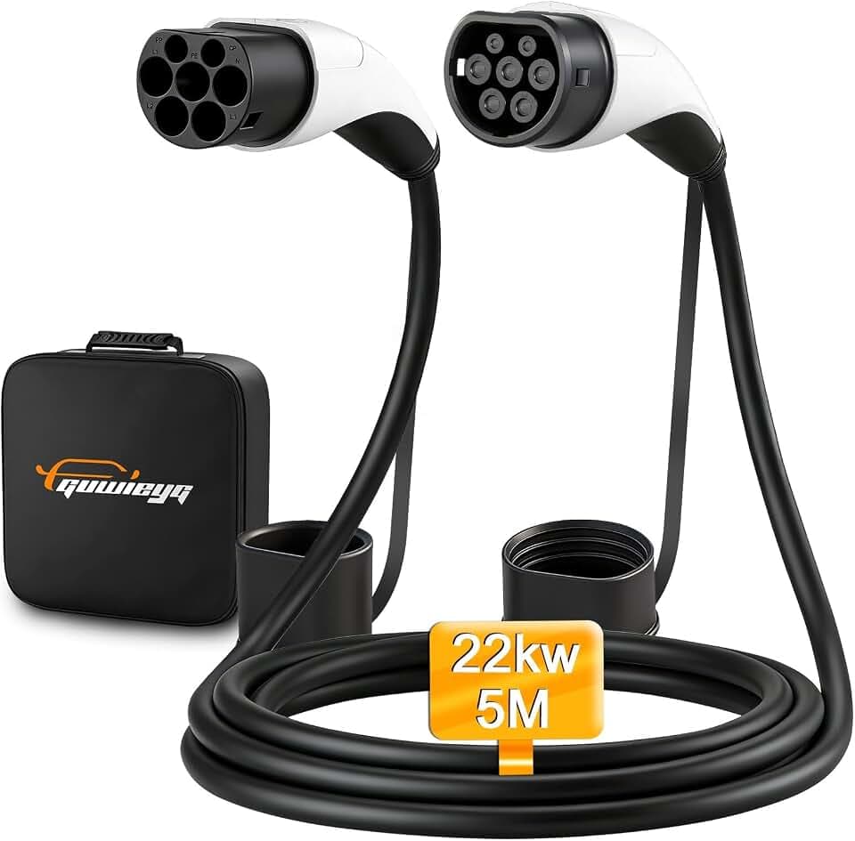 Typ2 Ladekabel 22KW 32A 5M, Typ 2 zu Typ 2 Ladekabel für EV/PHEV