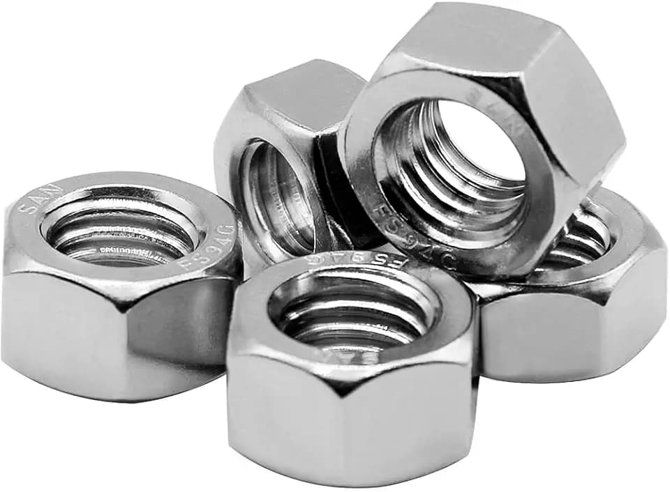 Beduan 100PCS 5/16"-18 Nuts Hardware Nuts for Boats Dock Car