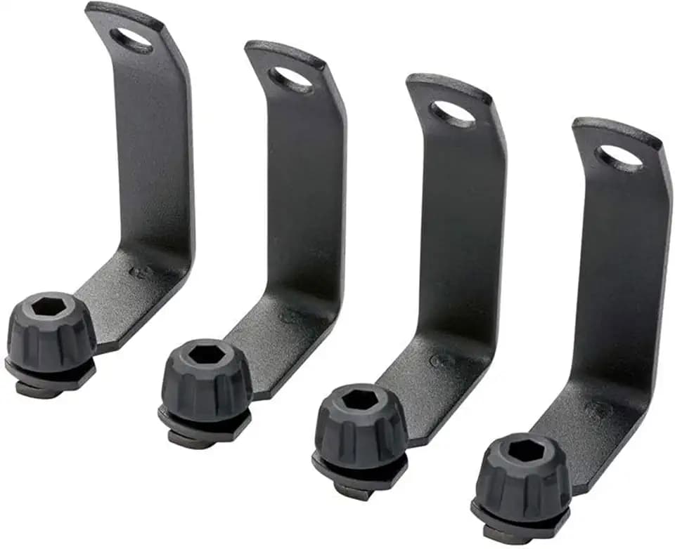 Yakima LoadStop Steel T-Slot Truck Crossbar Accessory with Built in Tie-Down Points Handles up to 250 Pounds, Black (Set of 4)