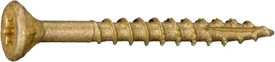 #9 x 1-3/4" Saberdrive Tan XL1500 Coated Exterior Star Drive Multi-Purpose Deck Screws 1 LB, Approx. 141 Pieces