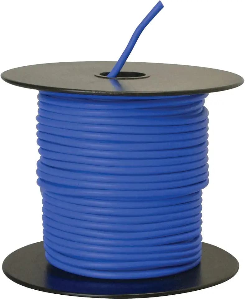 Southwire 55669423 Primary Wire; 14-Gauge Bulk Spool; 100-Feet; Blue