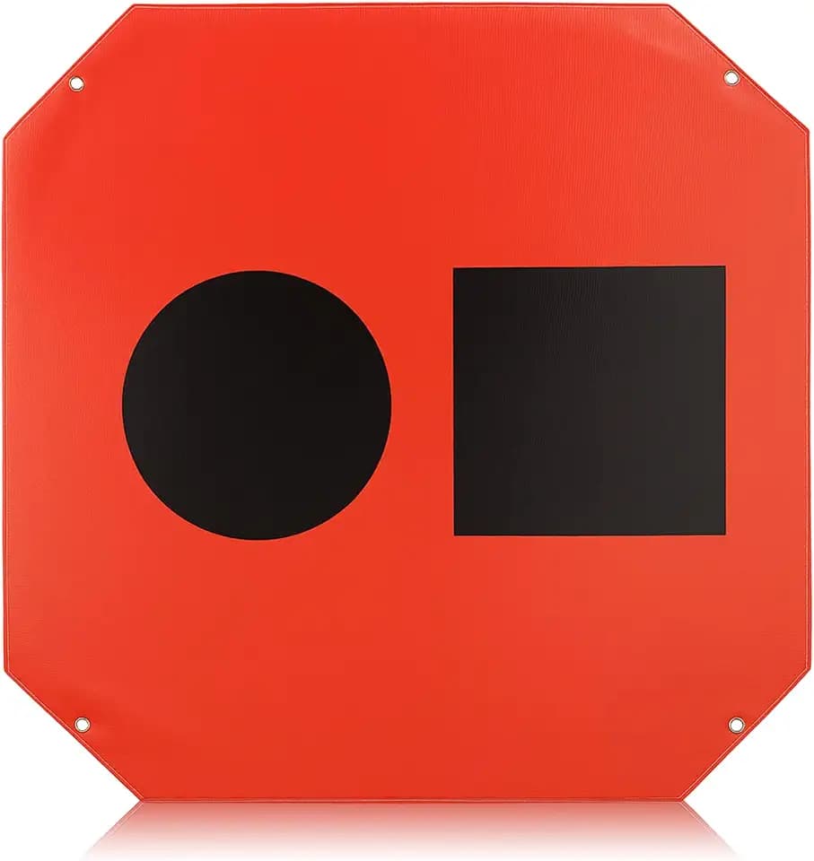 Mindsoft Distress Flag 36" PVC Boat Marine Visual Visibility Distress Flag