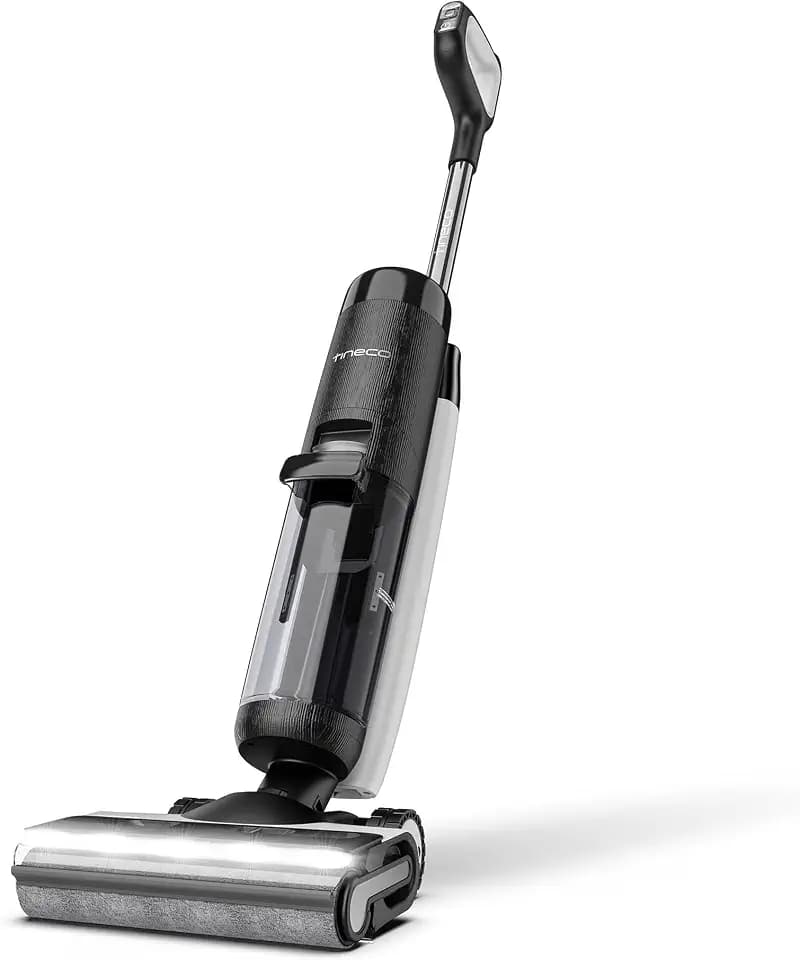 Tineco Floor One S7 Pro Nass Trockensauger Kabellos, Wischsauger 40min, Zentrifugal-Trocken, Doppelseitige Kantenreniung, Smart Erkennung, Dreifache Batterielebensdauer, Selbstreinigend für Tierhaare