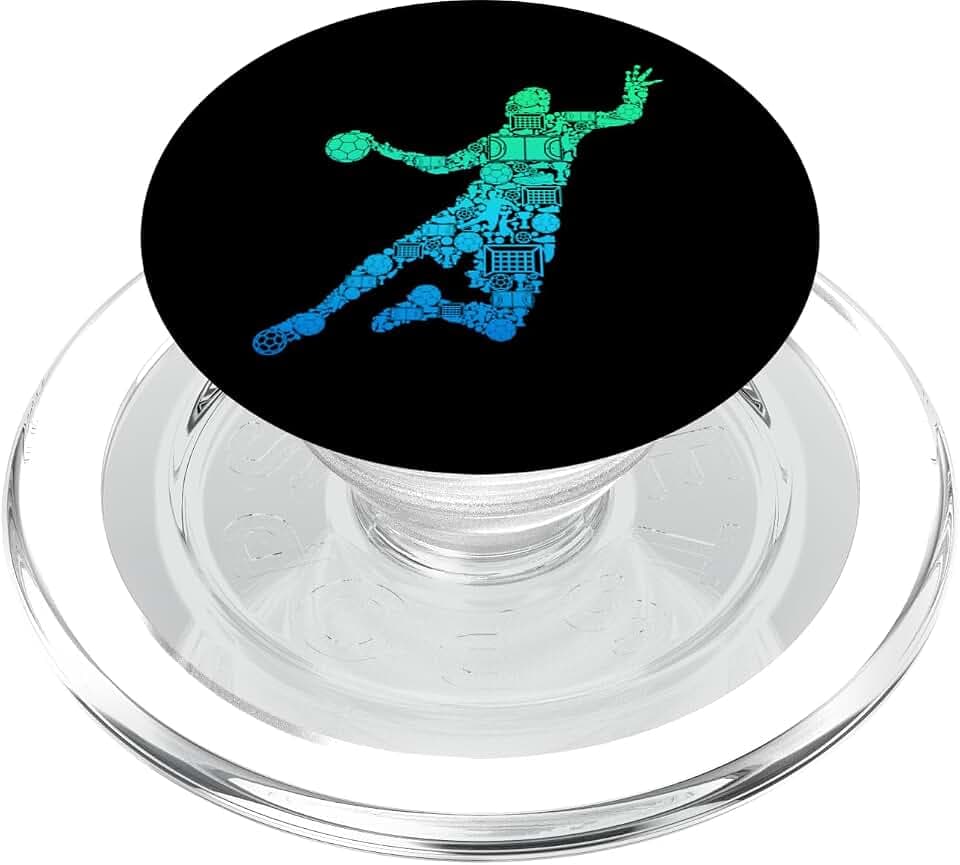 Handball Handballer Handballspieler Kinder Jungen Männer PopSockets PopGrip für MagSafe