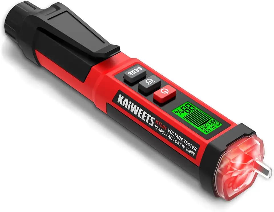 KAIWEETS Non Contact Voltage Tester, CAT IV 1000V Dual Range Home Outlet