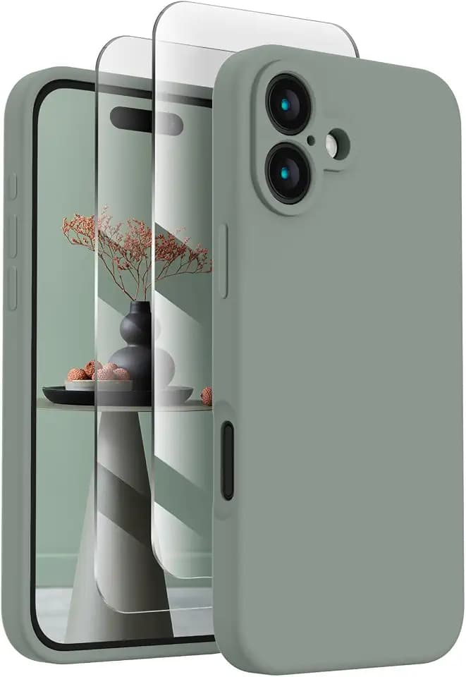 FireNova Designed for iPhone 16 Plus Case, 6.7", Calke Green