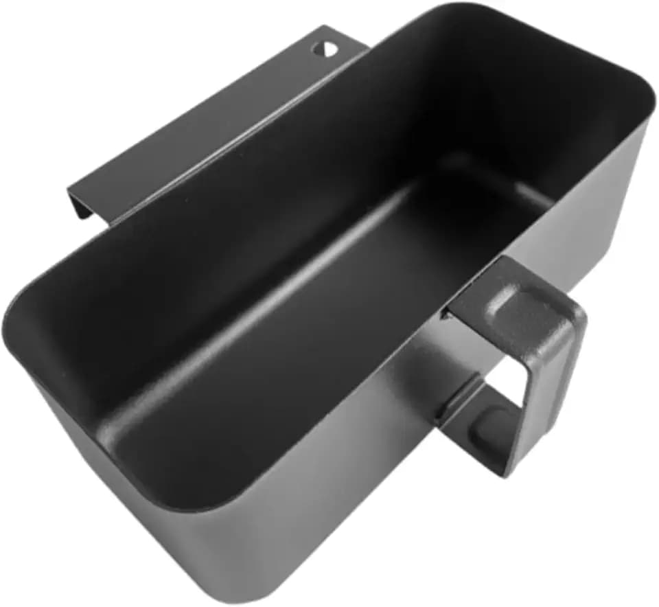 Rear Grease Cup with Handle for Blackstone Griddle,for Blackstone Griddle Drip Cup Replacement,Rear Grease Catcher with Black Powder-Coat