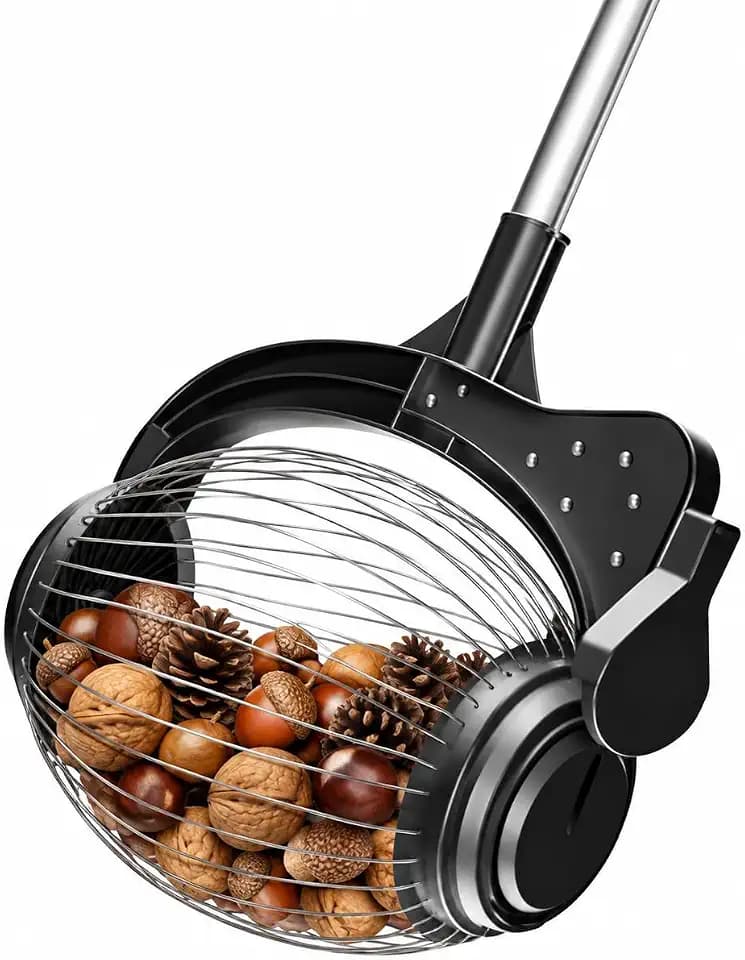 Large Nut Gatherer 1.8 Gallon with Pull-Rope Side Dump