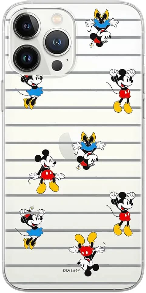 ERT GROUP Handyhülle für Apple iPhone 6 Plus Original und offiziell Lizenziertes Disney Muster Mickey & Minnie 007 optimal an die Form des Handy angepasst, teilweise transparent