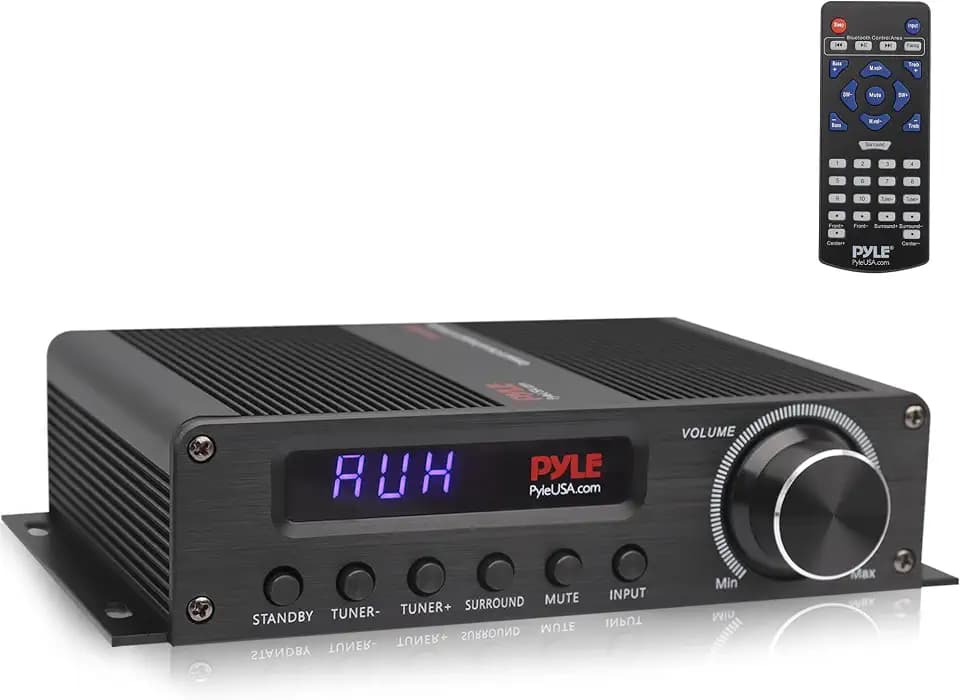 Pyle HiFi Verstärker, 100W mit Bluetooth, 5.1 Kanal Receiver