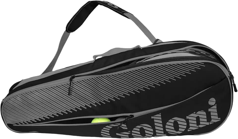 Goloni | 3 Racquet Tennis Bag, for Professional or Beginner Tennis Players, Rackets Cover Bag with Protective Pad & Lightweight | Unisex Design for Men, Women, Youth and Adults