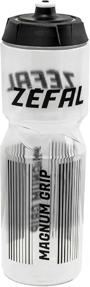 Zefal Magnum 975ml Bike Water Bottle – Translucent Black – High Capacity, Soft Cap & Nozzle, BPA-Free, Odorless Polypropylene, Fits Most Bottle Cages – Made in France