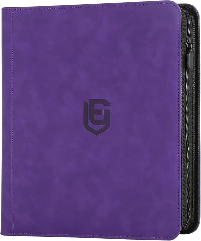 12 Pocket Card Binder,720 Pocket Trading Card Binder,Side Loading Collectible Card Albums for MTG, for TCG Football, Sports, Game Cards Purple
