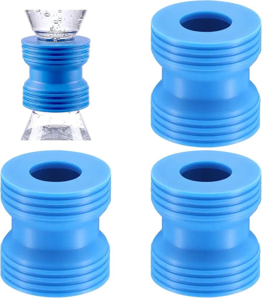 3 Pcs Bottle to Bottle Transfer Connectors Bottles Emptying Cap Kit
