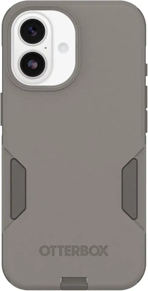 OtterBox iPhone 17 Commuter Series Case - Grey Comfort - Thin & Protective iPhone Case, Dual-Layer, Impact Absorbing iPhone Case