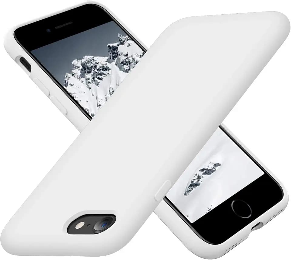 Cordking Designed for iPhone SE 2022/2020 7 8 Case, 4.7", White