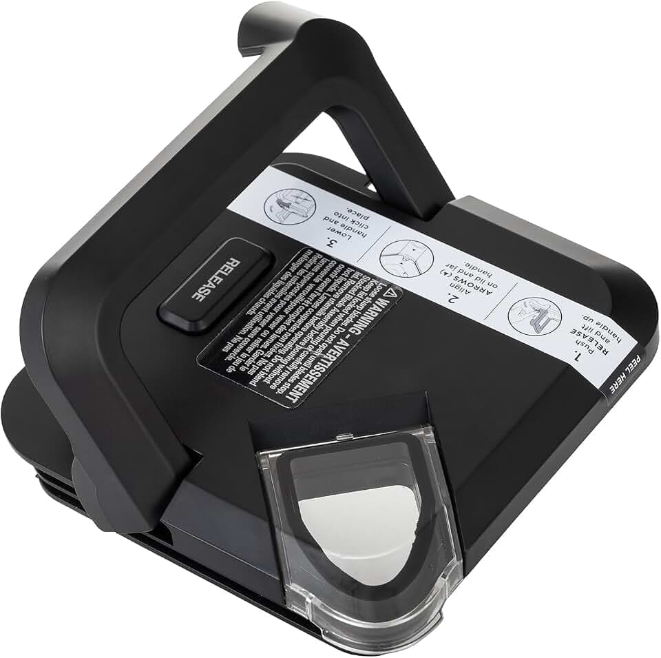 Blender Lid Replacement for Ninja 72 OZ Pitcher Locking Lid, Top Lid Cover Parts for BL642 BN701 BN751 BN801 BL610 DB751A CT610 Series,Compatible with old Model Pitcher with Rim Extension Only