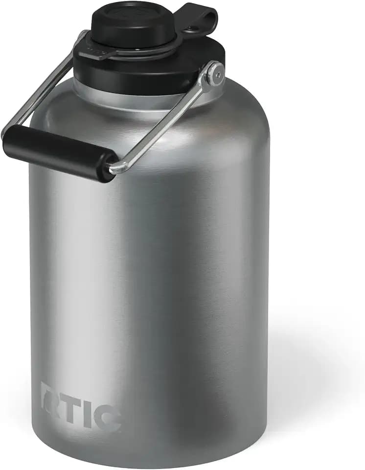 RTIC 1 Gallon Outback Jug, Ceramic Lined, Stainless