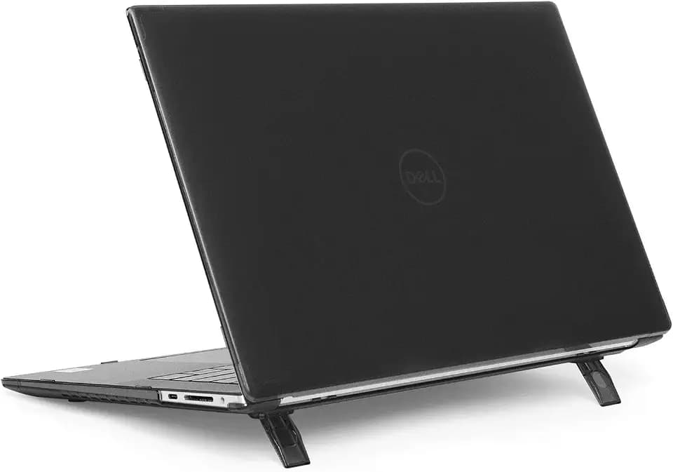 mCover-Hülle, NUR kompatibel mit 15,6-Zoll-Laptop-Computern der Dell XPS 15 9500 9510 9520 / Precision 5550 5560 5570-Serie (Nicht für andere Dell-Modelle geeignet) – schwarz