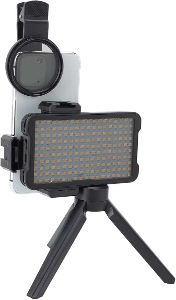 Sonew Reflektierte Tattoo Fill Light mit Eingebauter Batterie und Einstellbarer Temperatur 52 Mm CPL-Objektivfilter für Tattoo-Fotografie Fülllicht Reduzieren