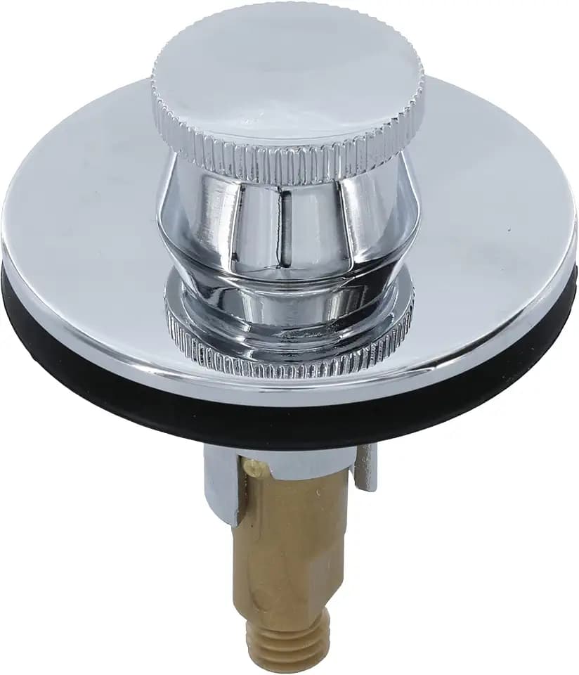 Danco Lift and Turn Bathtub Drain Stopper, Chrome, (88599)
