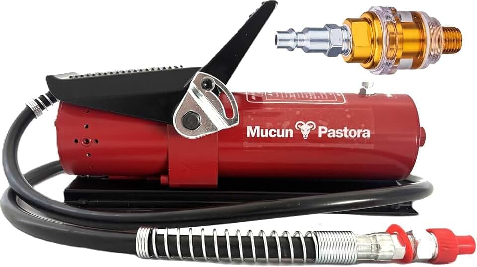 Hydraulic Pump 10,000 PSI, Hydraulic Air Foot Pump Control Lift,Hydraulic Pump with Remote Control Actuator,red