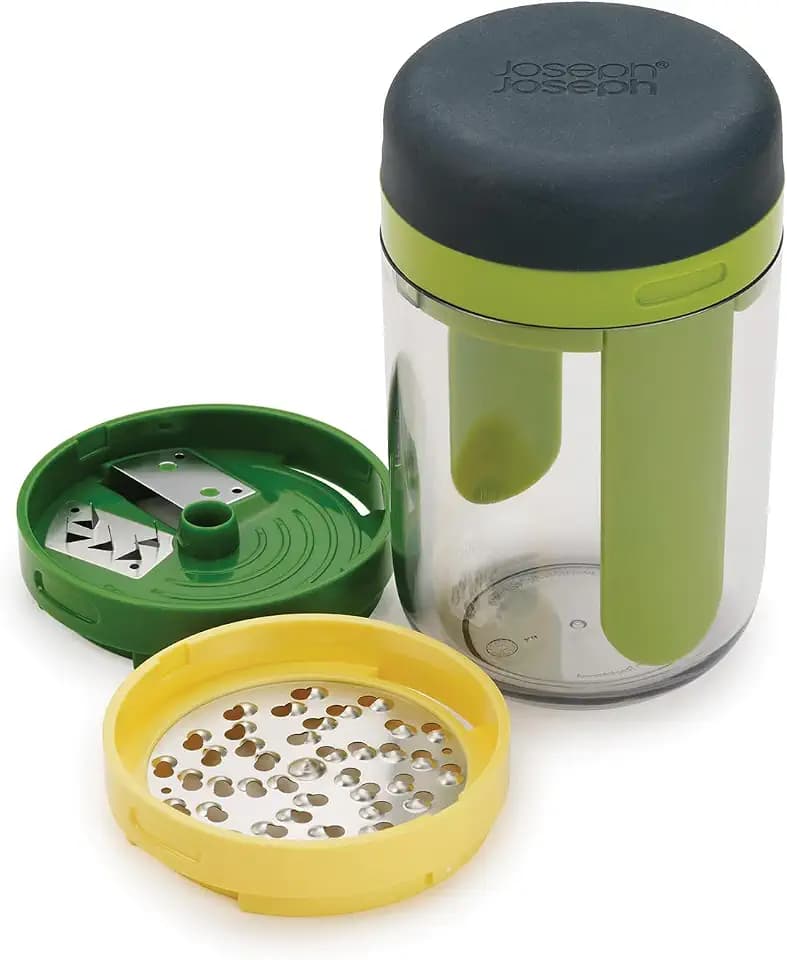 Joseph Joseph Spiro Hand Held Vegetable Slicer Spiralizer, Spaghetti Zoodle Zucchini Noodle Food Maker, Dishwasher safe - Green