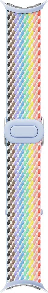 Gewebtes Armband für Google Pixel Watch – Kompatibel mit Pixel Watch und 2, und 3 und 4 (41 mm) – Rainbow Pride (Made by Google)