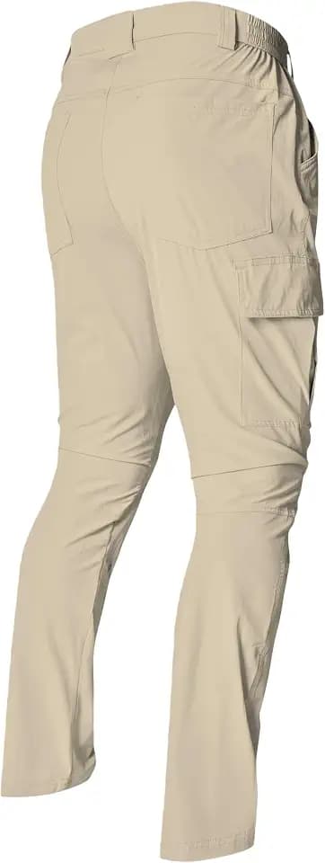 Work Pants for Men Waterproof Lightweight Quick Dry Travel Fishing Camping Men Hiking Cargo Pants Outdoor 6 Pockets
