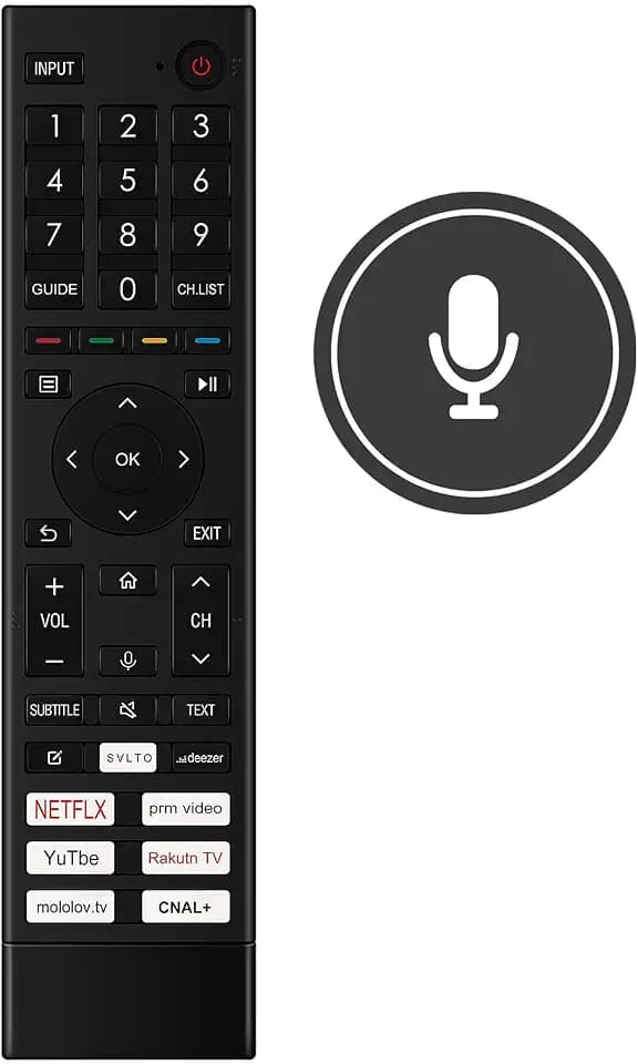 Neu ERF3AB80H Fernbedienung Ersatz ERF3AB80H TV Ersatz Fernbedienung für HISENSE ERF3AB80H TV Bluetooth Voice Remote Controller