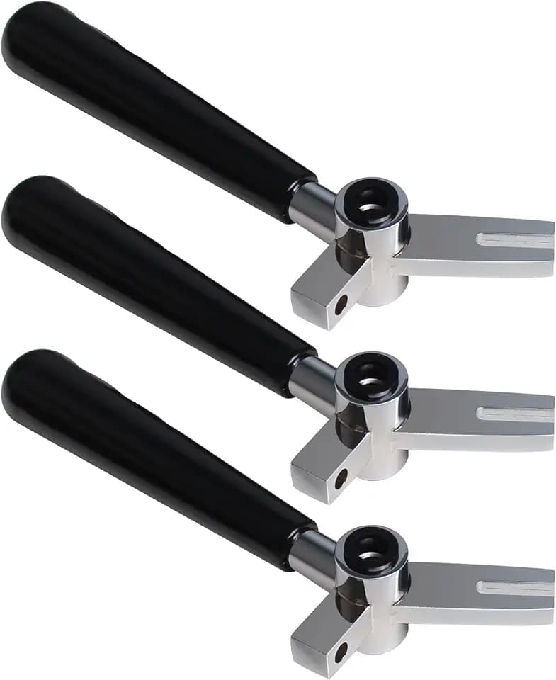3-Piece Valve Rod Set for YIKAFU YKF COOCO Vevor Soft Serve Ice Cream Machines Parts, Complete Plastic Piston Plunger Kit with Seals, Replacement Parts for Smooth Dispensing