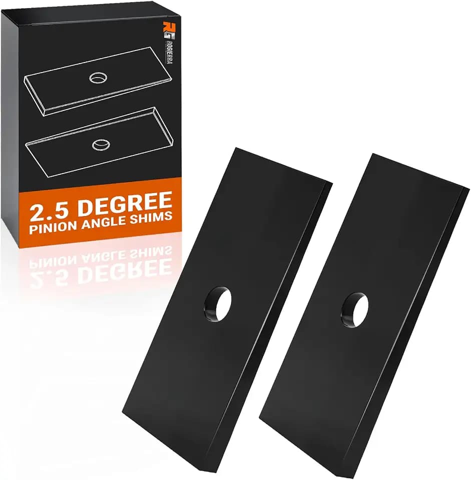 2.5 Degree Steel Leaf Spring Pinion Angle Shims 2PCS Essential Leaf Spring Shim Kit Components for Precise Angle Adjustment
