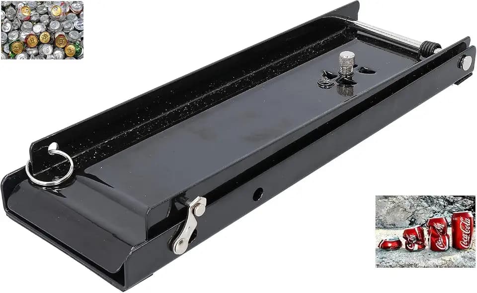 Foot Can Crusher for Recycling, Heavy Duty Floor Can Crusher Smasher for Soda,Heavy Duty Portable Pedal Steel Floor Can Smashers for Beer Cans, Canned Pet Food, Metal/Plastic Bottle Soda Can Crushers