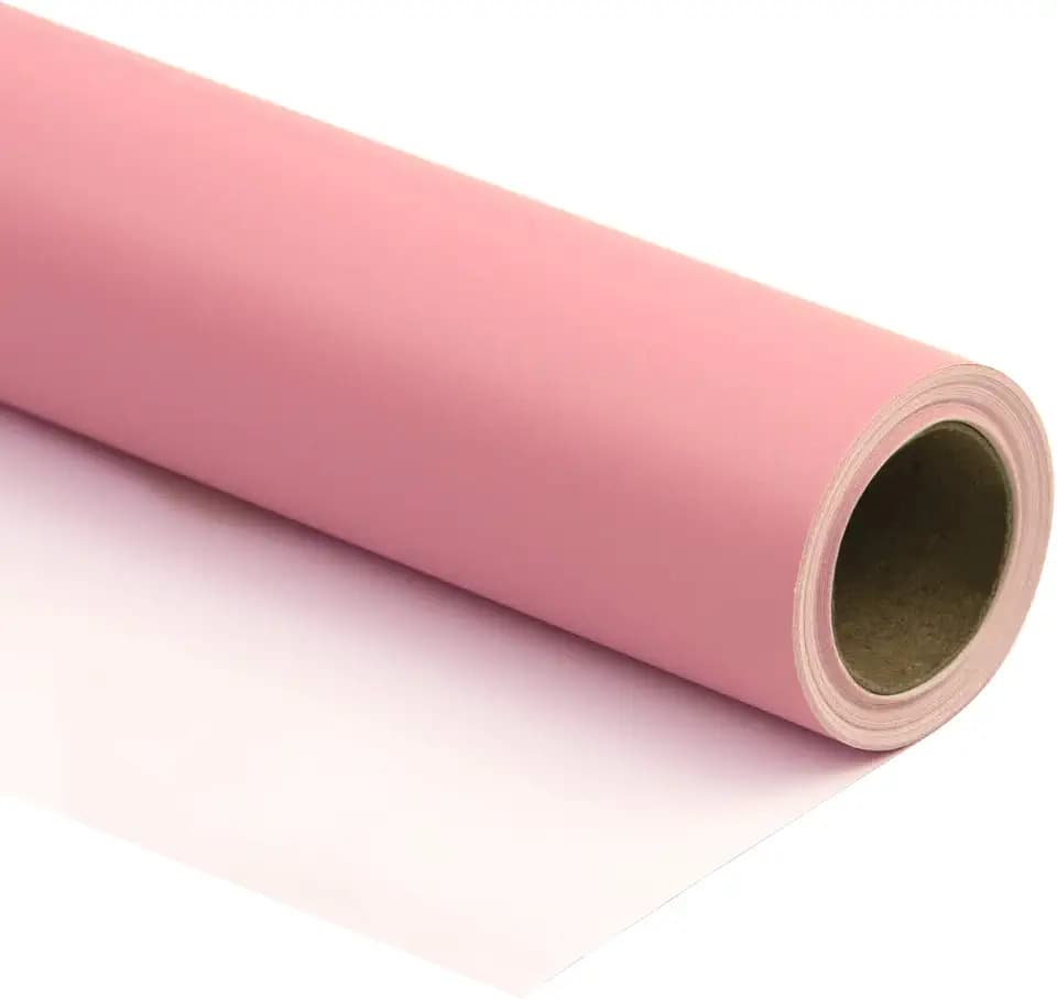 RUSPEPA Pink Wrapping Paper Solid Color for Wedding, Birthday, Shower, Congrats, and Holiday - 30 inches x 32.8 feet