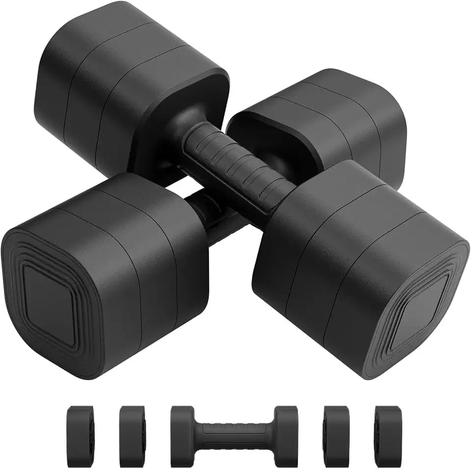 Ragebby Adjustable Dumbbell Set of 2, Weights for Men and Women at Home