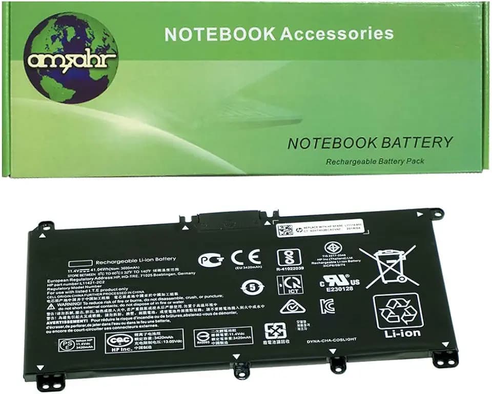 HT03XL-05 Ersatz Batterie für HP Schwarz
