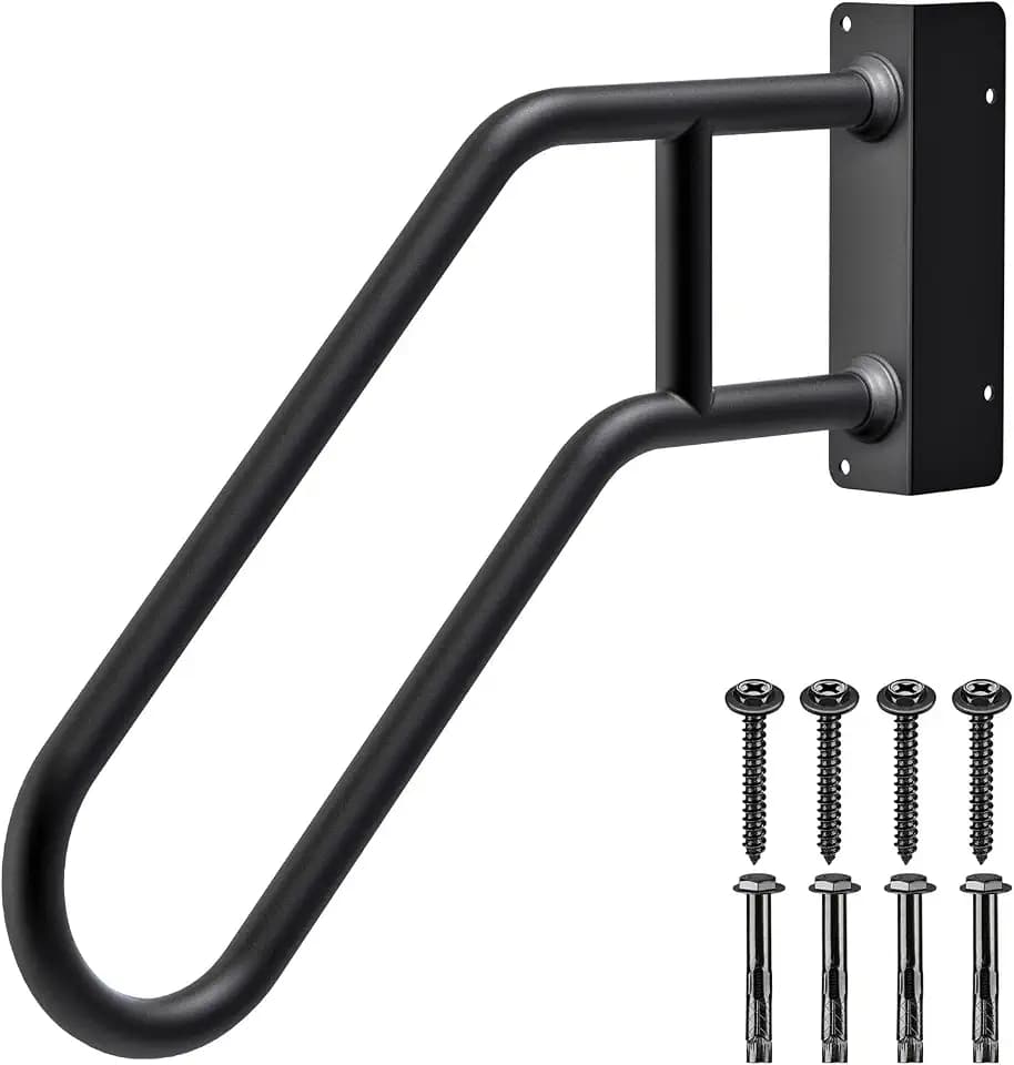 SELEWARE Heavy Duty Wall Mount Handrails for Indoor Outdoor 1-3 Steps