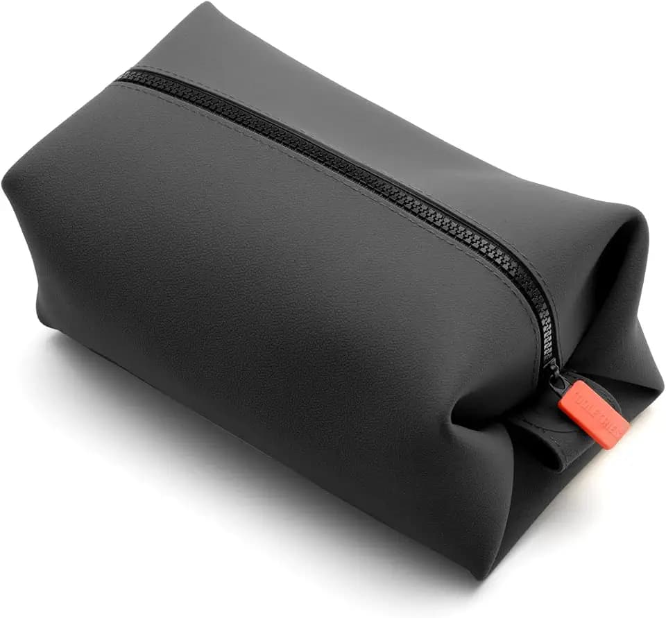 TOOLETRIES The Koby Dopp Kit Toiletry Bag – Original 10”x 6”x 6”, Charcoal