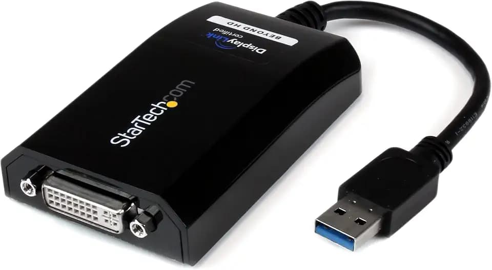 StarTech.com USB 3.0 auf DVI / VGA Adapter - 2048x1152 - Externe Video und Grafikkarte - Adapterkabel für einen Bildschirm(erweitert oder gespigelt) - Unterstützt Mac und Windows (USB32DVIPRO)
