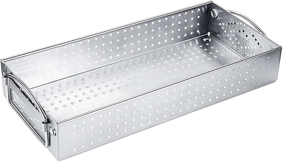304 Stainless Steel Cutlery Tray Drawer Organizer - Mesh Kitchen Utensil Drawer Organizer/Silverware Storage Kitchen Utensil Flatware Tray - 11.3x4.1x2.0 Inch