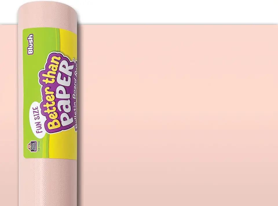 Teacher Created Resources Fun Size Blush Better Than Paper® Bulletin Board Roll (TCR77416)